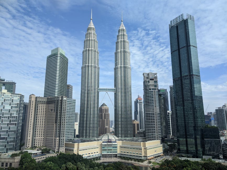 Panoramic Kuala Lumpur skyline