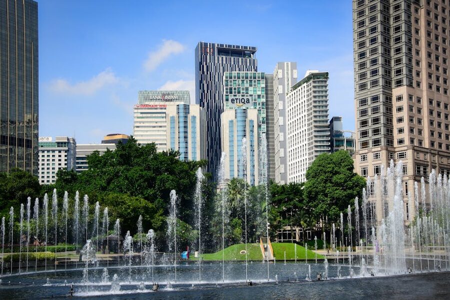 KLCC Park with towers