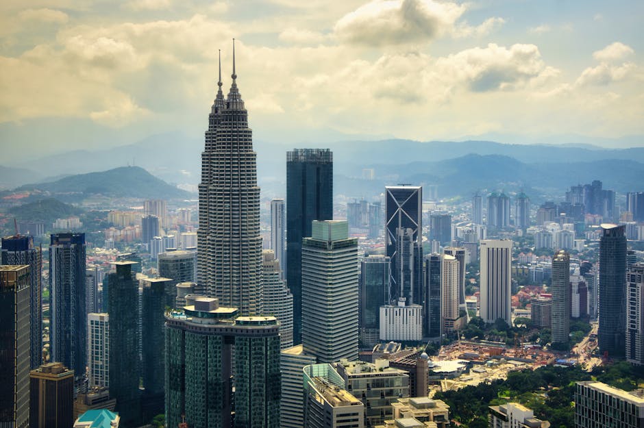 Kuala Lumpur downtown skyline