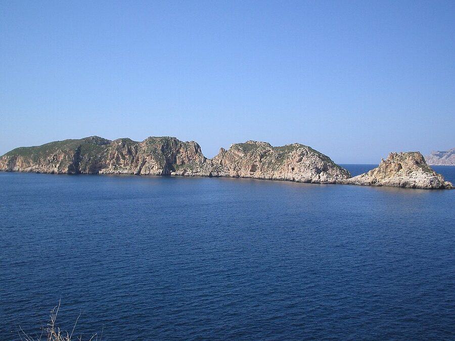 Malgrat Islands off Calvia Mallorca