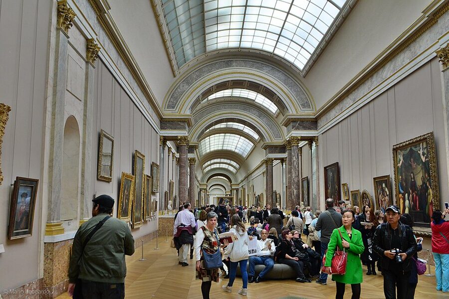 Grande Galerie at the Louvre Museum Paris