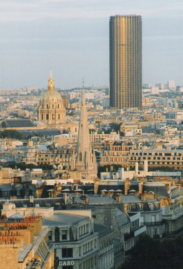 Montparnasse Tower from the Arc de Triomphe