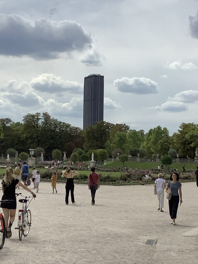 Montparnasse Tower from Luxembourg Gardens