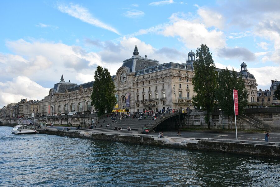 Gare d'Orsay building historic view in Paris