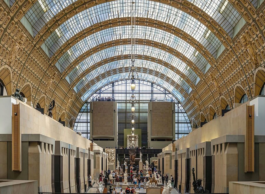 Interior view of the Musee d Orsay 2024