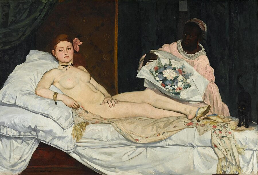 Olympia by Edouard Manet at the Musee d Orsay