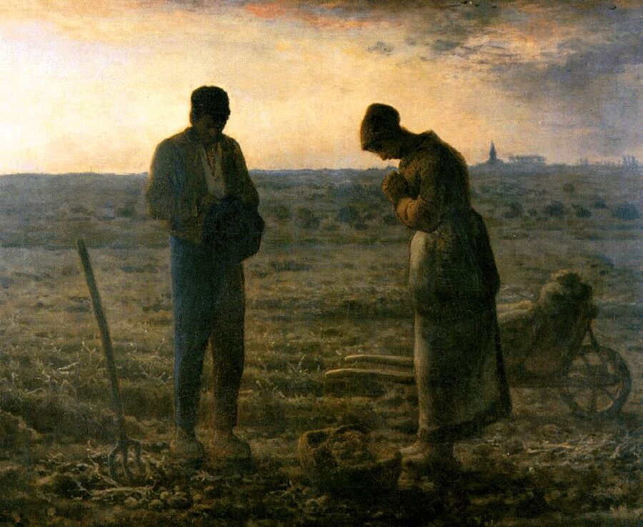 The Angelus by Jean-Francois Millet at the Musee d Orsay