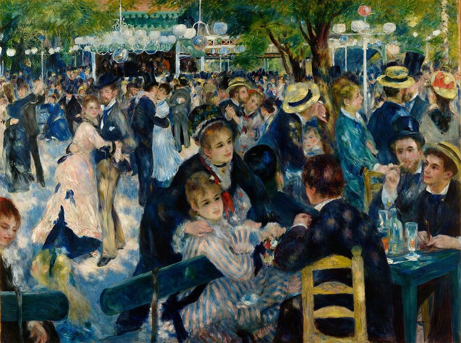 Bal du Moulin de la Galette by Renoir at the Musee d Orsay