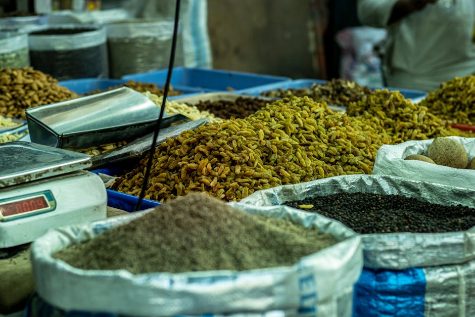 Delhi spices at the market