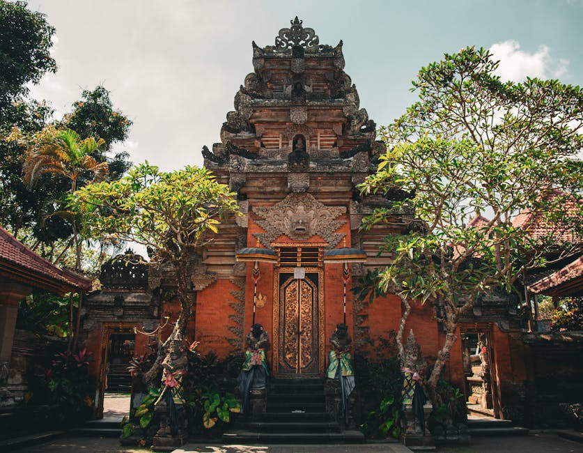 Explore the intricate architecture of Ubud Palace, a cultural landmark