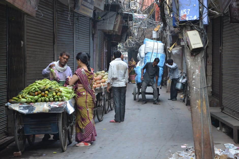 Old Delhi street market