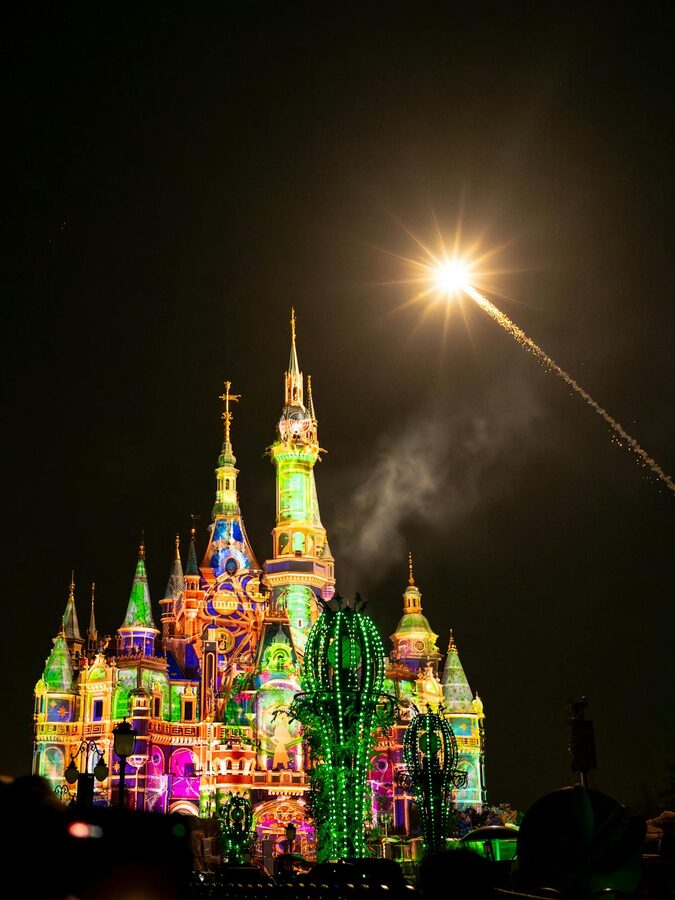Detailed themed building at Tokyo DisneySea Mediterranean area