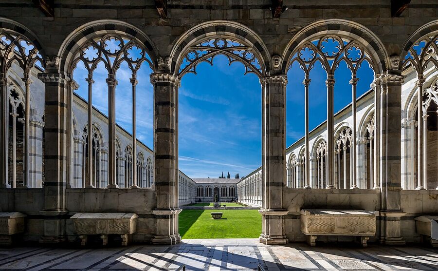 Pisa Camposanto Monumentale cloister