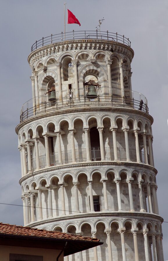 Tower of Pisa from Piazza Arcivescovado