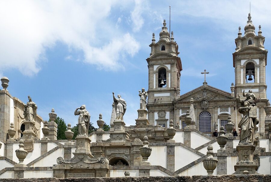 Bom Jesus pilgrimage church Braga sanctuary
