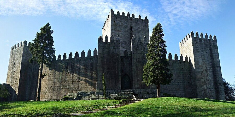 Castelo de Guimaraes from outside the wall ring