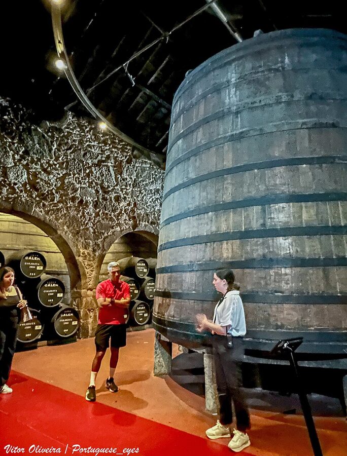 Caves Calem exterior in Vila Nova de Gaia, Porto