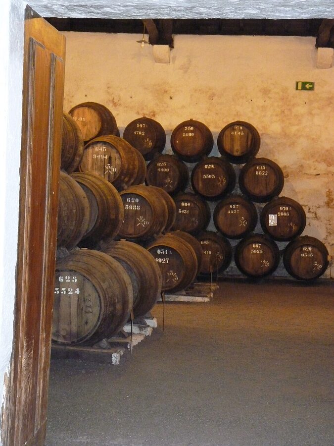 Wine cellars in Vila Nova de Gaia Porto