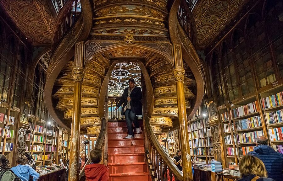 Harry Potter shop window in Porto Portugal