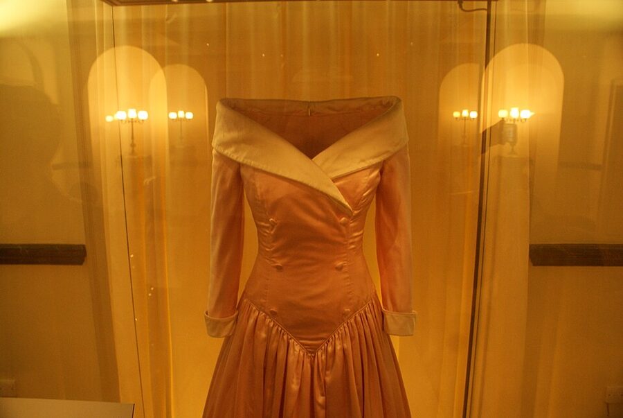 Princess Diana dress display Kensington Palace