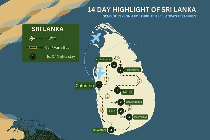 Private 14 Day All Inclusive Sri Lanka Island Tour from Airport - A Detailed Breakdown of the Sri Lanka 14-Day Tour