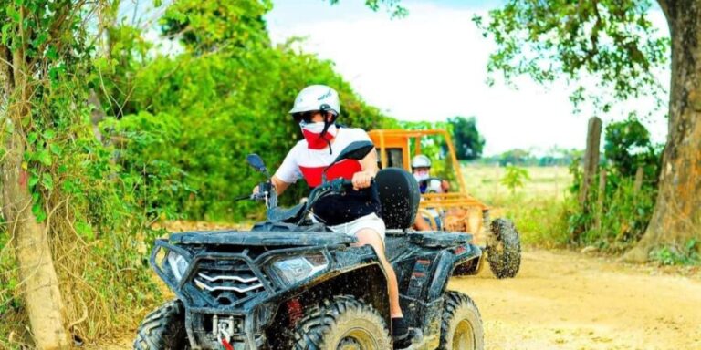 Punta Cana: ATV Tour with Taino Cave & Macao Beach - Detailed Breakdown of the Experience