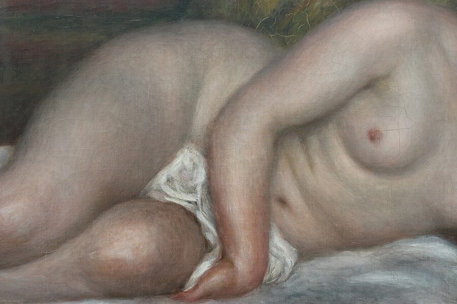 Renoir Gabrielle painting at Musee de l'Orangerie Walter-Guillaume collection