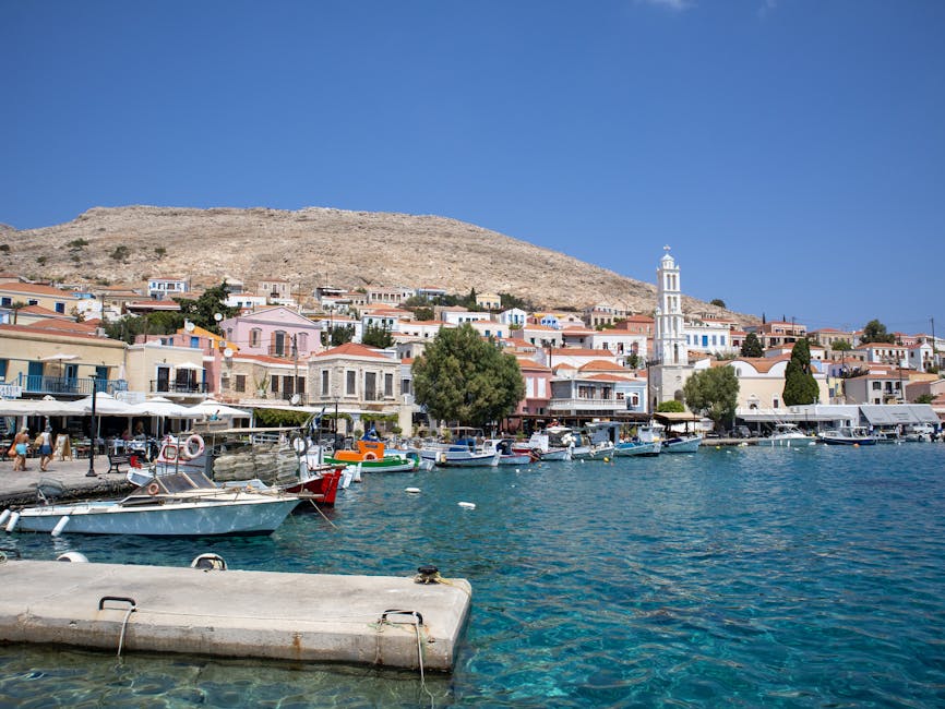Mandraki Rhodes harbour boats