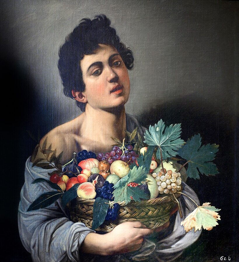 Caravaggio Boy with a Basket of Fruit Borghese Gallery