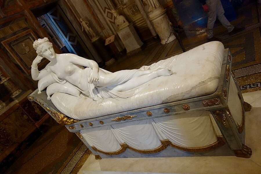 Pauline Bonaparte Venus Victrix by Canova Borghese Gallery