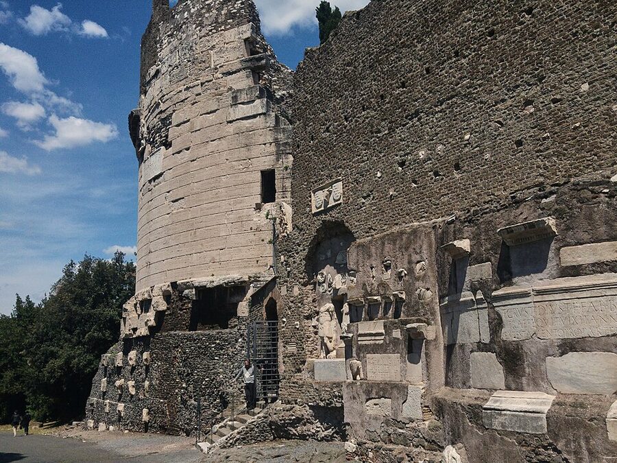 Mausoleum of Cecilia Metella tomb Appian Way Rome