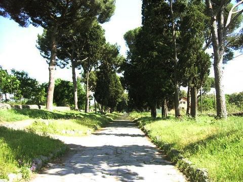 Via Appia Antica with original Roman paving
