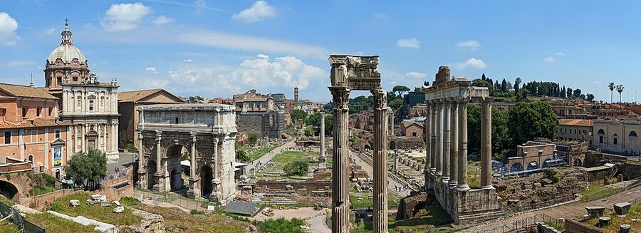 Forum Romanum Rome panorama