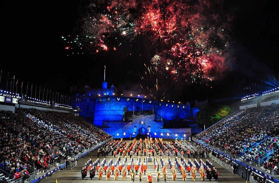 Royal Edinburgh Military Tattoo on Castle Esplanade