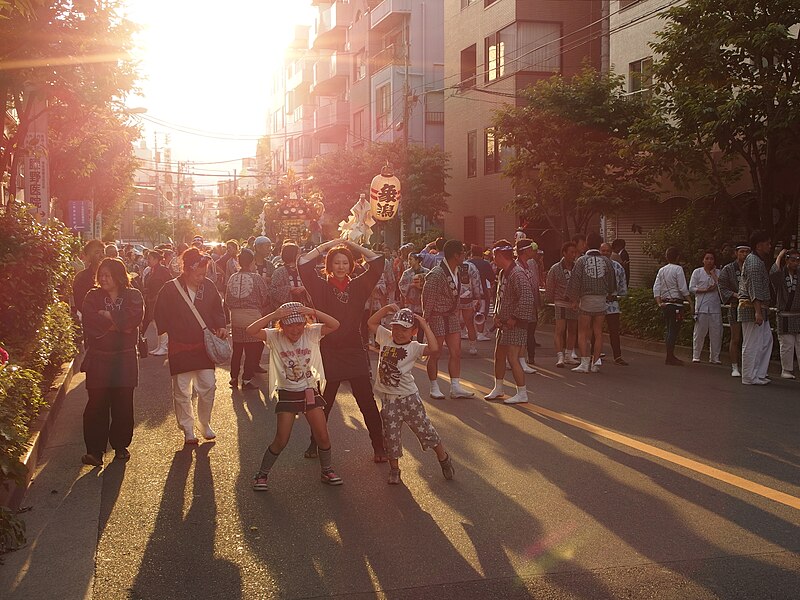 Sanja Matsuri festival crowds at Asakusa Tokyo