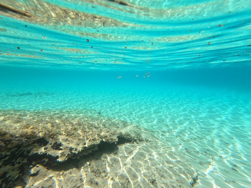 Snorkel shallow turquoise water Greece coast