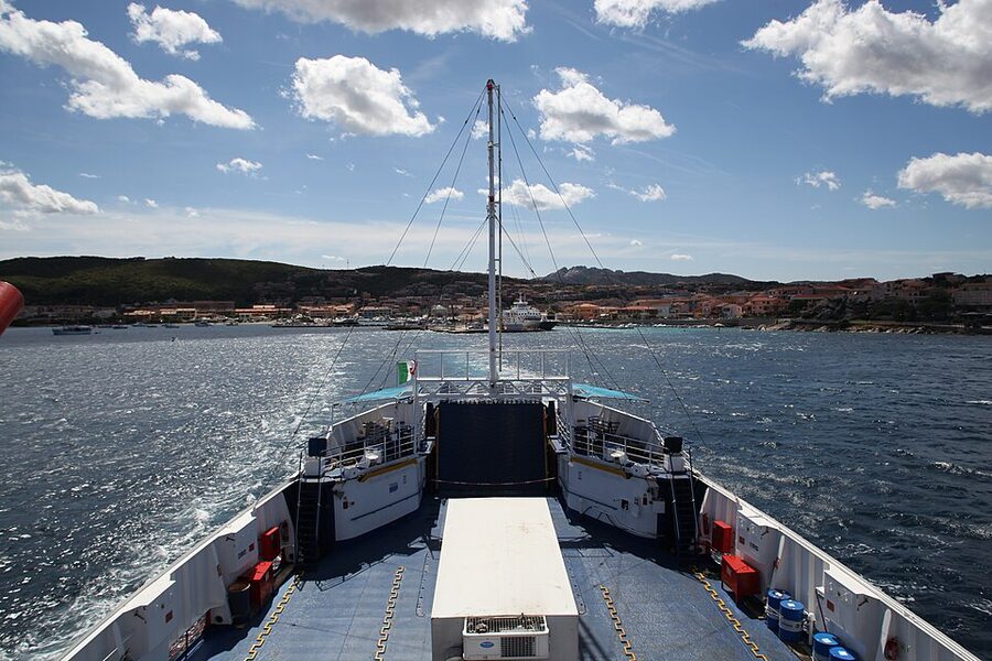 Ferry crossing between Palau and La Maddalena