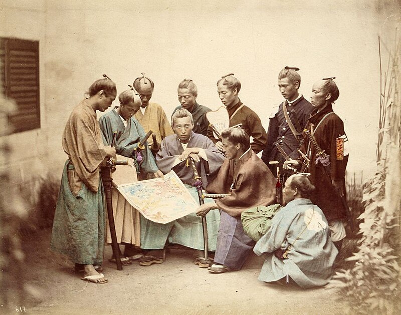 Satsuma samurai during Boshin war period 1860s
