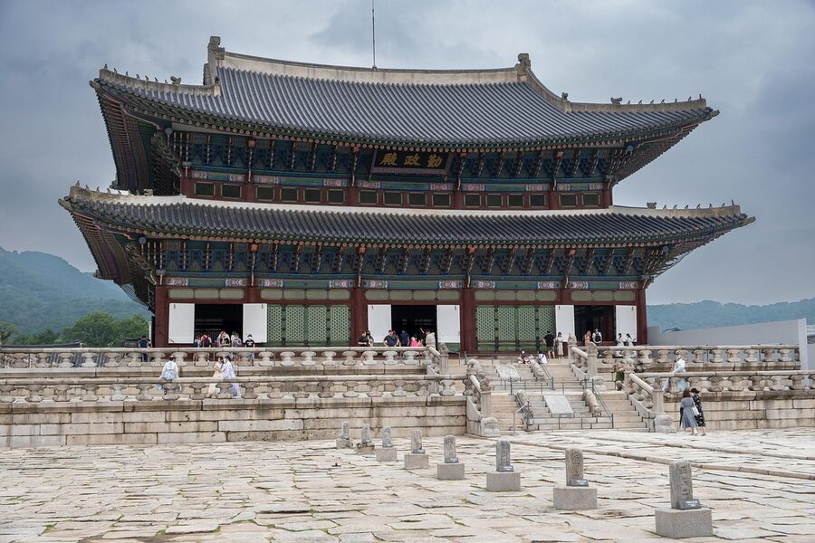 Gyeongbokgung Palace cultural heritage view