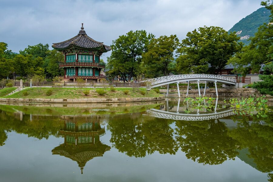 Hyangwonjeong pavilion at Gyeongbokgung