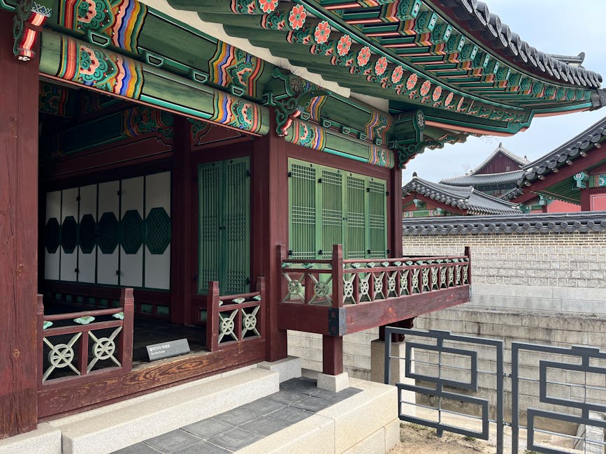 Changdeokgung Palace traditional Korean architecture in Seoul