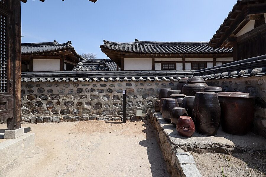 Namsangol Hanok Village traditional buildings and courtyard