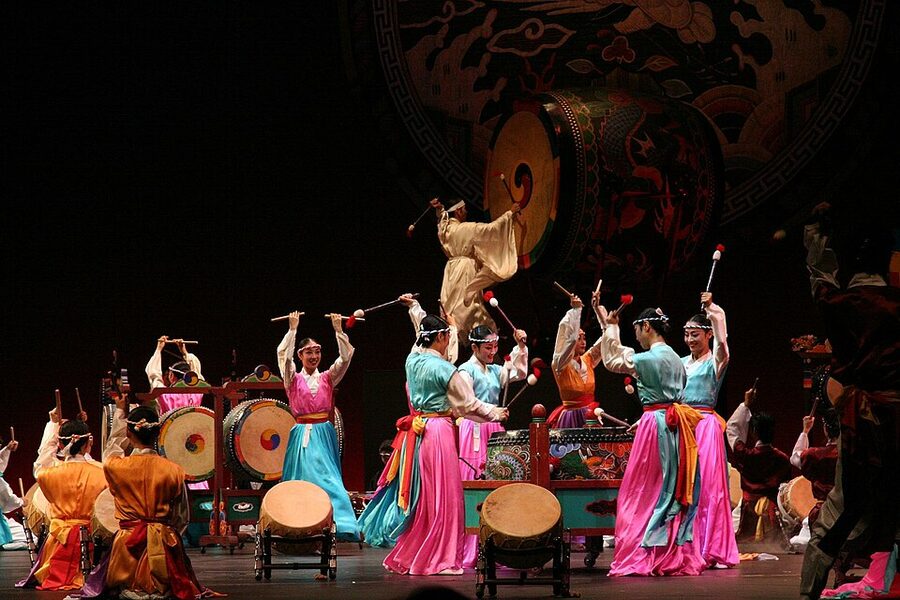 Grand Drum Ensemble by National Dance Company at Sejong Center