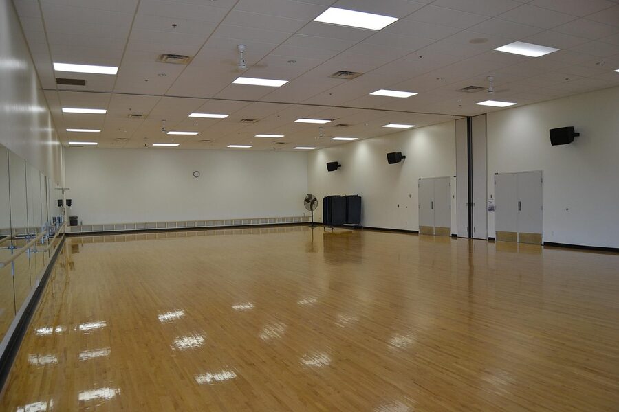 Empty Seoul dance studio before class