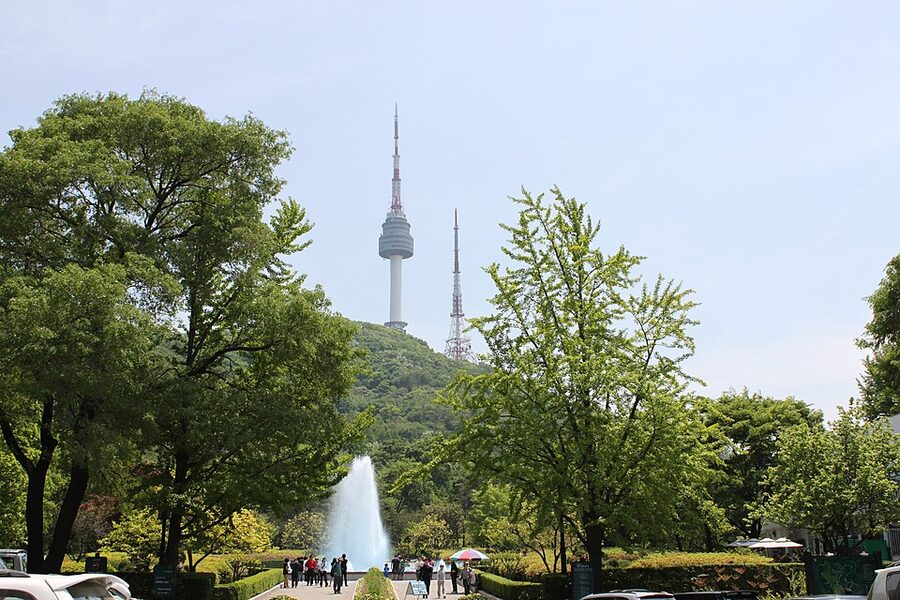 Namsan Park with N Seoul Tower