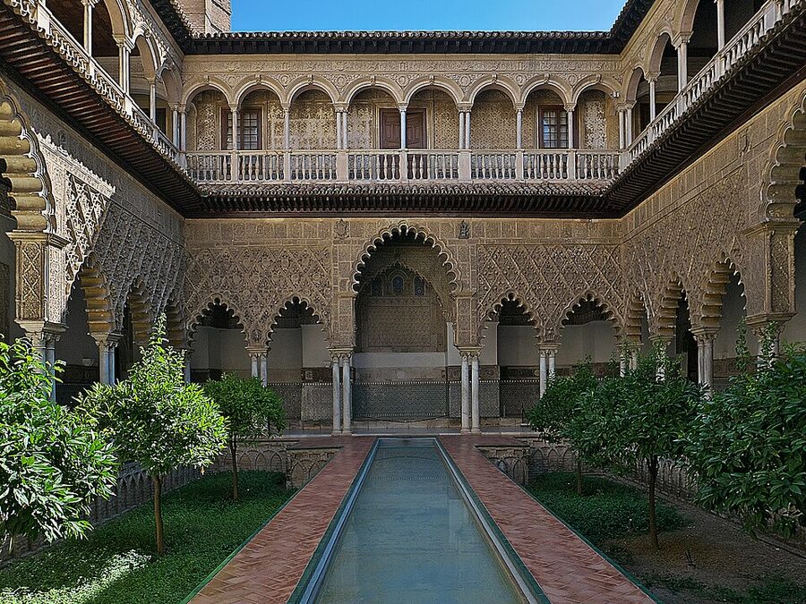 Patio de las Doncellas inside the Royal Alcazar of Seville