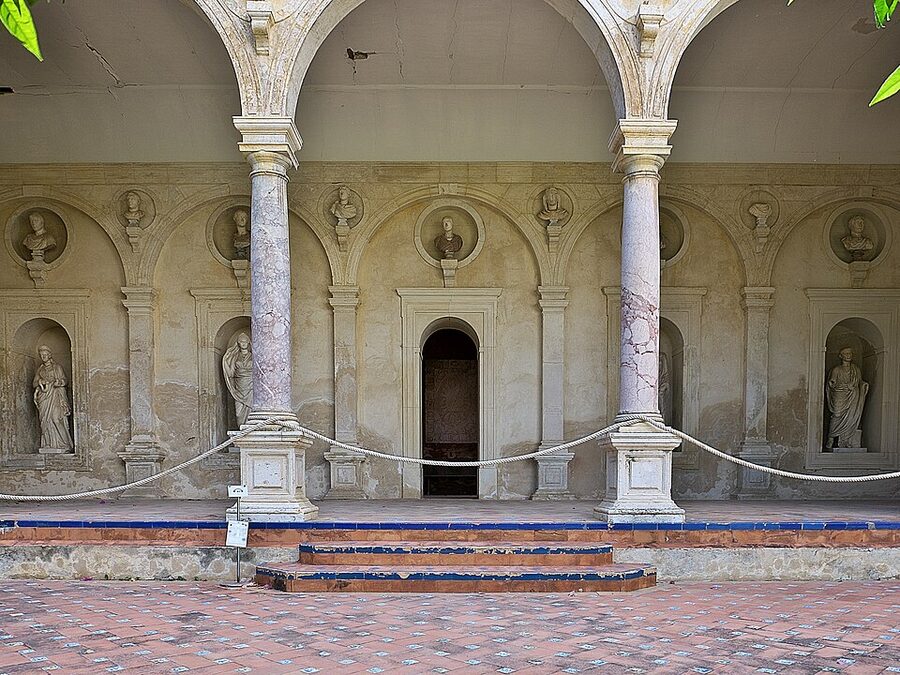 Casa de Pilatos Cenador pavilion in the Jardin Grande