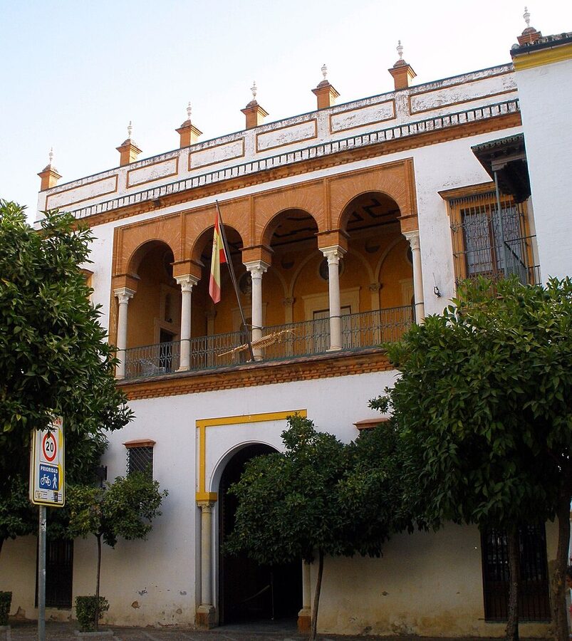 Casa de Pilatos facade architectural detail Seville