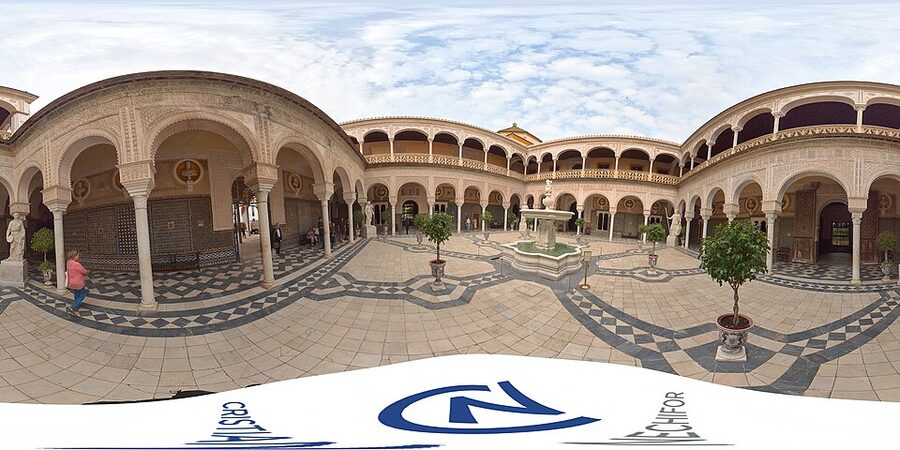 Casa de Pilatos museum interior room Seville