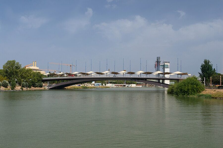 Puente Cristo de la Expiracion bridge Guadalquivir Seville